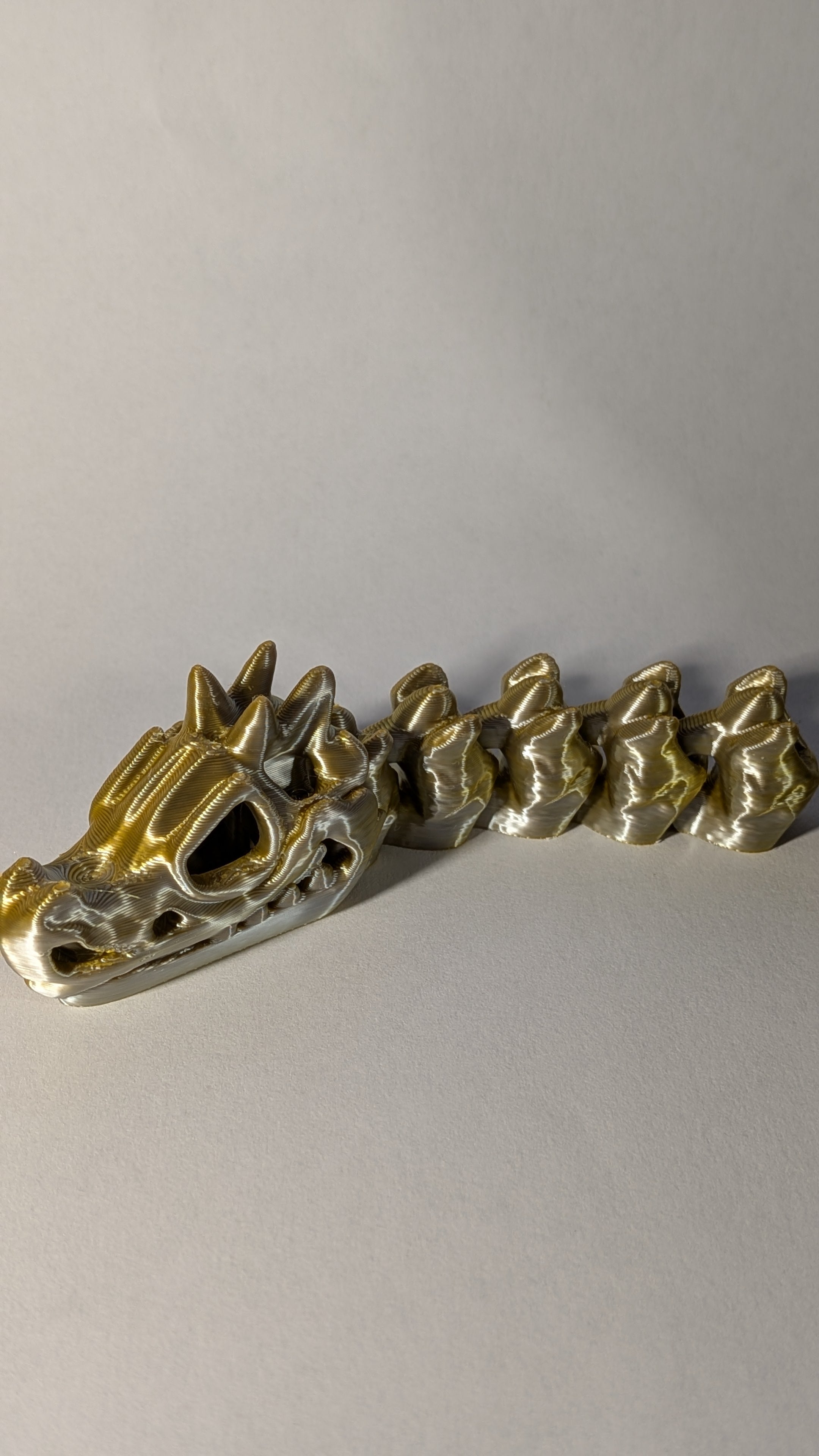 flexi t-rex-GOLD SILVER